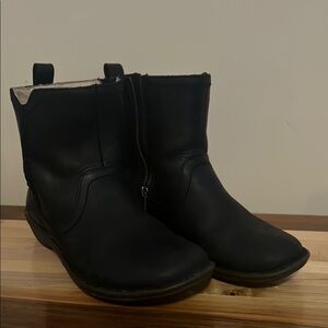 UGG Black Ankle Boots with zipper